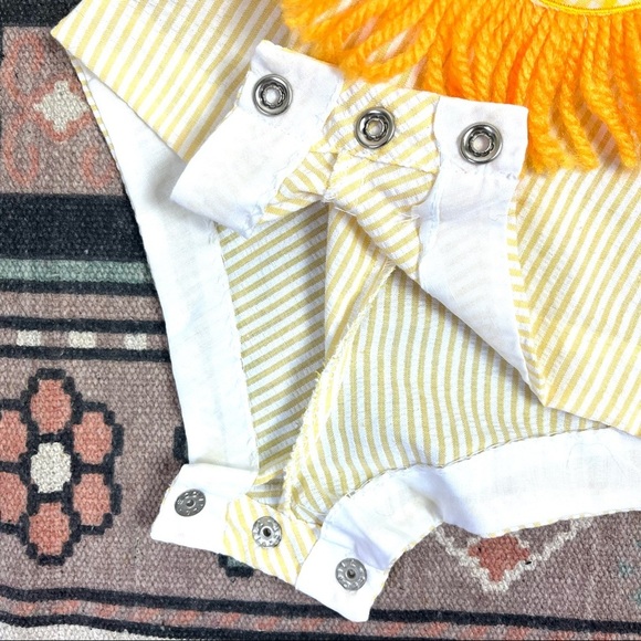 Vintage 80s Cradlecraft lion baby romper 6 months costume - Picture 6 of 9